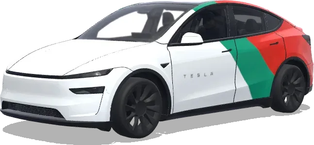 Rayas Búlgaras (Bulgarian_Stripes) – wrap para Tesla Model Y