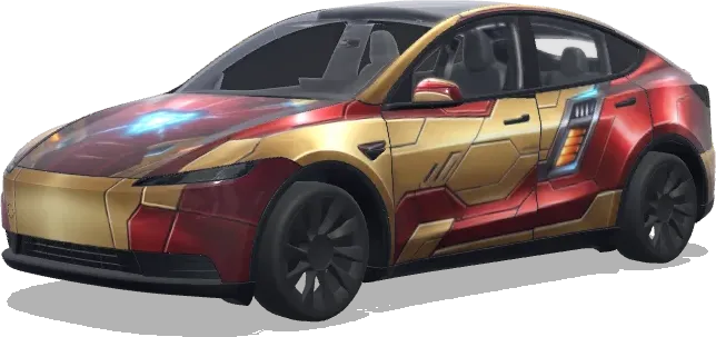 Iron Man Model Y (Ironman for Model Y 2025) – wrap para Tesla Model Y