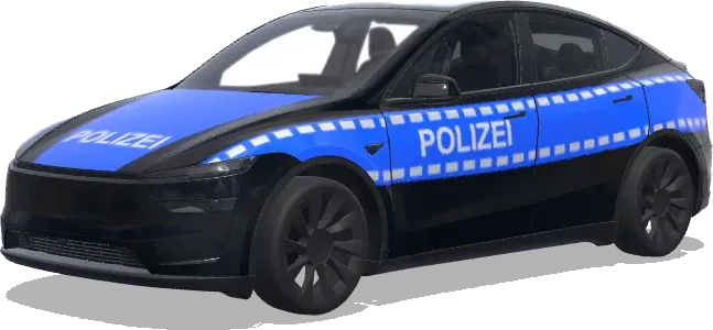 German Police – Tesla Model Y wrap