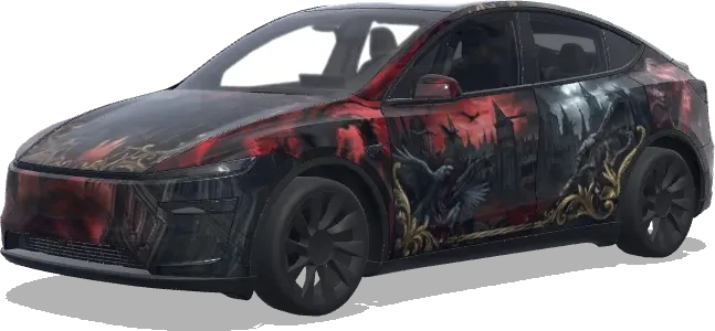 BLOODBORNE – Tesla Model Y wrap