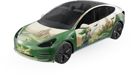 Zelda – Tesla Model 3 Wrap