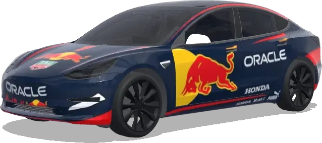 レッドブルRB21 (F1红牛车队RB21涂装) – テスラ Model 3 ラッピング