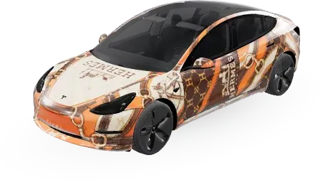 Hermès (Hèrmes) – Tesla Model 3 Wrap