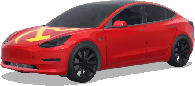 Chinese Communist Party Flag (π¨π³ε
ζ) β Tesla Model 3 wrap