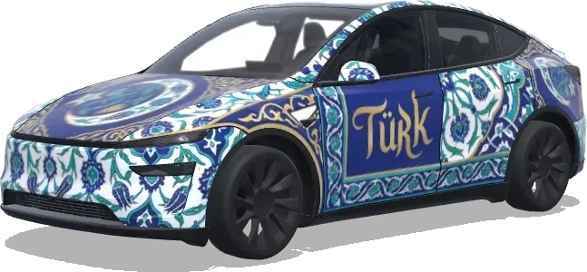 突厥(TÜRK) – 特斯拉 Model Y 塗裝
