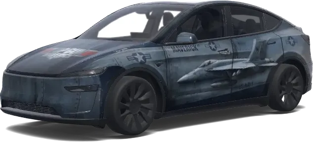 top gun maverick. – Tesla Model Y wrap