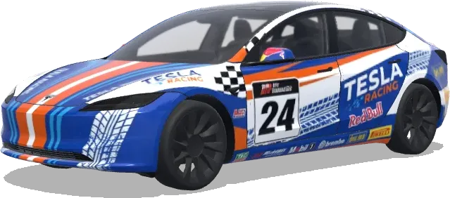 Tesla Red Bull 24 – covering Tesla Model 3