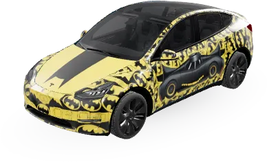 Batman – covering Tesla Model Y