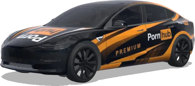 Pornhub (pornhub) – wrap para Tesla Model 3
