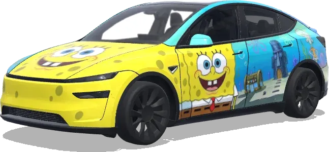 海綿寶寶(SpongeBob SquarePants) – 特斯拉 Model Y 塗裝