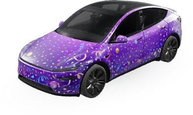 Geburtstag (Birthday) – Tesla Model Y Wrap