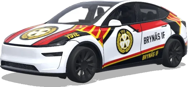 Hockey Brynäs IF Clásico – wrap para Tesla Model Y