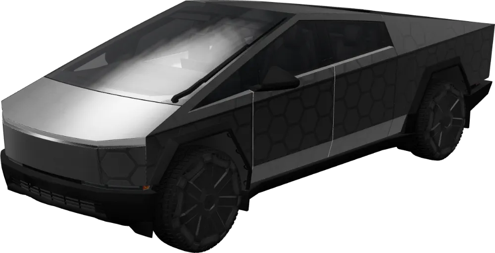 Космическая броня (Space Armor) – оклейка Tesla Cybertruck