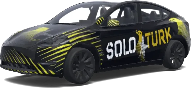 Solo Türk – Tesla Model Y wrap