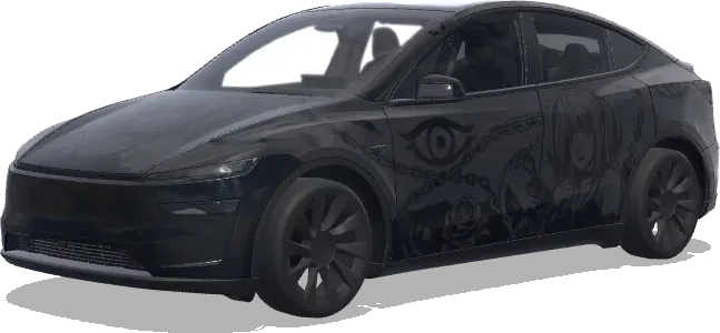 Misa Black Wrap – Tesla Model Y wrap