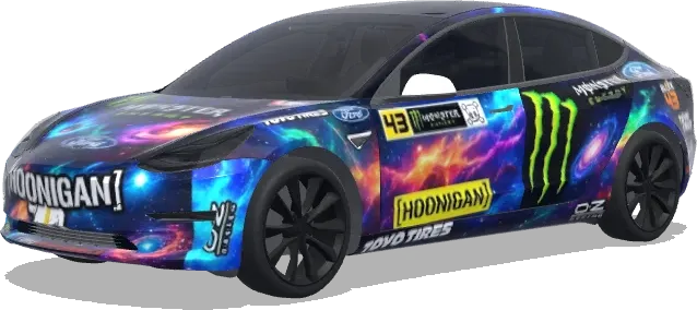 Ken Block Intergalactic – Tesla Model 3 Wrap