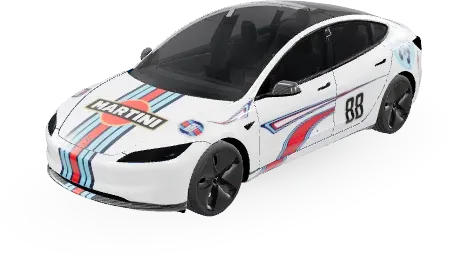 마르티니 (Martini) – 테슬라 Model 3 랩핑