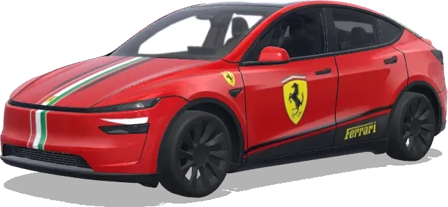 Ferrari – Tesla Model Y wrap