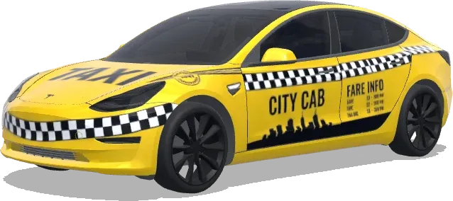 城市出租车特斯拉 – 特斯拉 Model 3 涂装