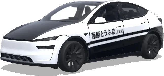 AE86 Tofu-Laden (AE86豆腐店) – Tesla Model Y Wrap