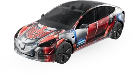 OPTIMUS PRIME – Tesla Model 3 wrap