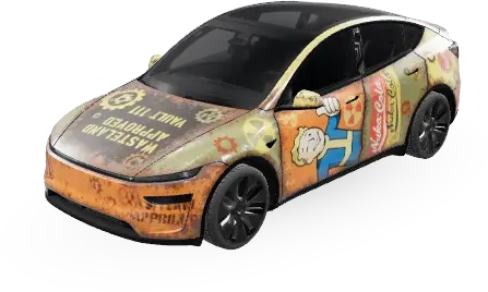 フォールアウト (Fallout v1) – テスラ Model Y ラッピング
