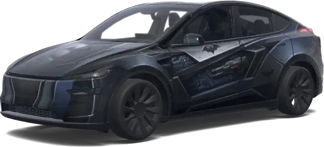 Radical Batmobile – Tesla Model Y wrap