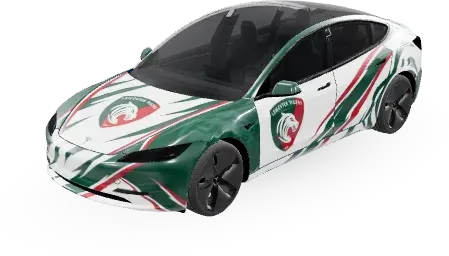 타이거즈 럭비 (Tigers Rugby) – 테슬라 Model 3 랩핑