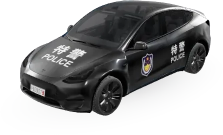 SHPD SWAT Police Car – Tesla Model Y wrap