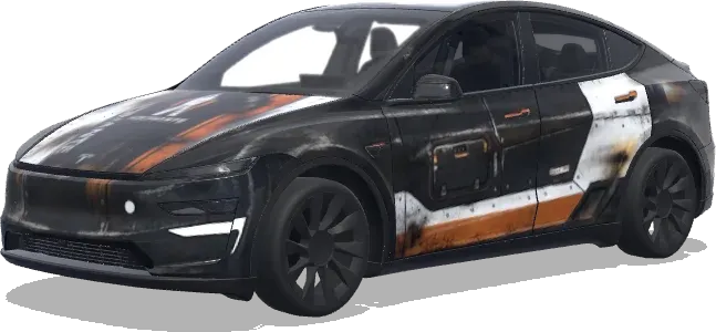 Rocinante Ship Wrap – Tesla Model Y wrap