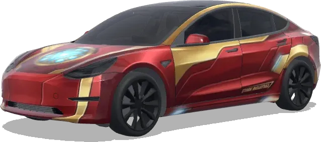 Iron Man (Ironman) – wrap para Tesla Model 3