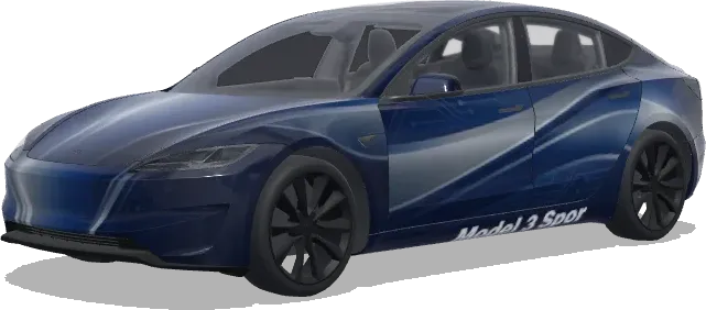 Model 3 Sport – оклейка Tesla Model 3