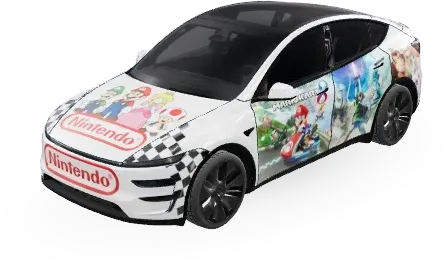 任天堂 (Nintendo) – テスラ Model Y ラッピング