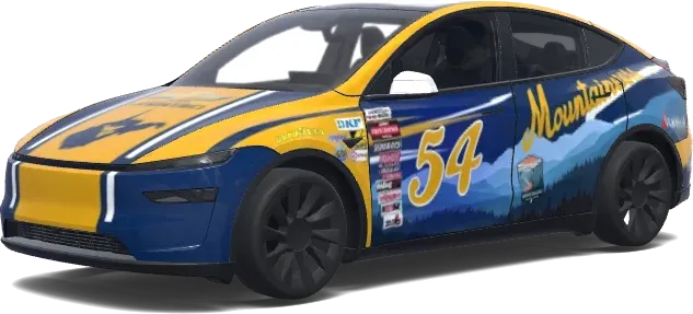 Mountain Dew 54 – Tesla Model Y Wrap