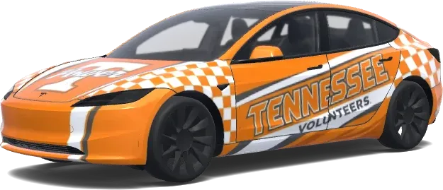 Tennessee Volunteers (Tennessee Volunteers.) – wrap para Tesla Model 3