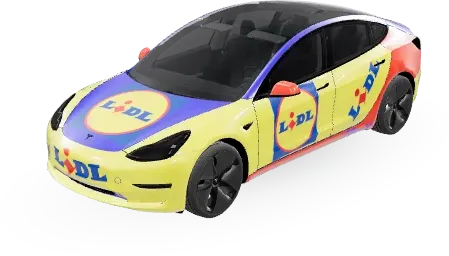 Lidl JBouX – Tesla Model 3 Wrap