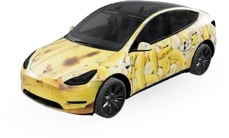 香蕉(Banana) – 特斯拉 Model Y 塗裝
