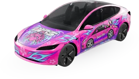 Suki Fast & Furious (Suki f&f) – Tesla Model 3 Wrap