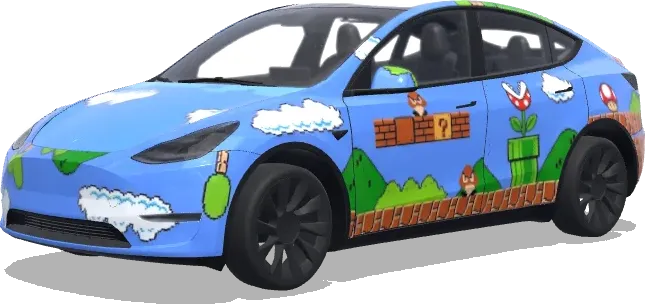 Mario – Tesla Model Y wrap