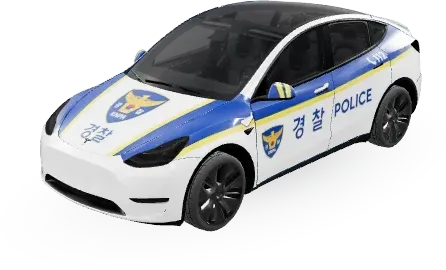 Korean National Police – Tesla Model Y Wrap