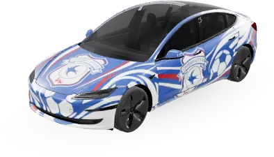 카디프 (Cardiff) – 테슬라 Model 3 랩핑