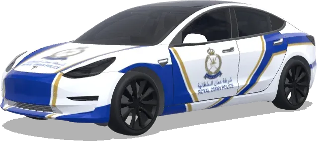 Police – Tesla Model 3 wrap