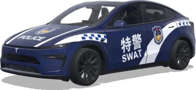 特警 – 特斯拉 Model Y 塗裝