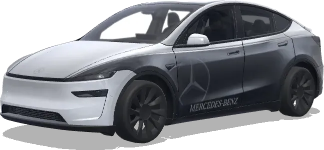 benz – Tesla Model Y wrap