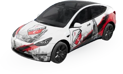 FC Utrecht (Fc Utrecht) – Tesla Model Y Wrap