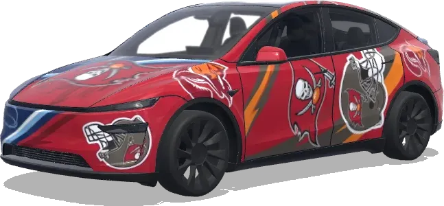 Tampa Bay Sportteams – Tesla Model Y Wrap