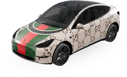 Gucci Wrap – Tesla Model Y wrap