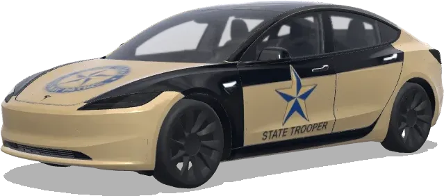 텍사스 하이웨이 패트롤 (Texas Highway Patrol) – 테슬라 Model 3 랩핑