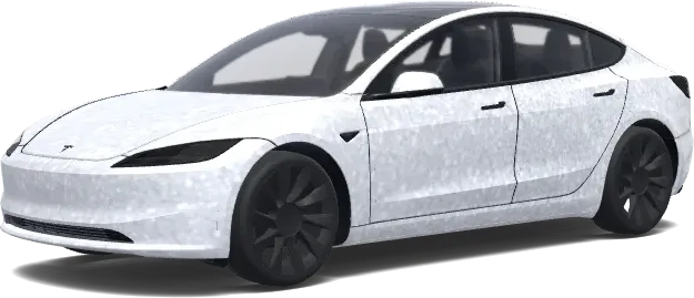 闪耀白亮片(Sparkly white, glittery. Colors: white.) – 特斯拉 Model 3 涂装