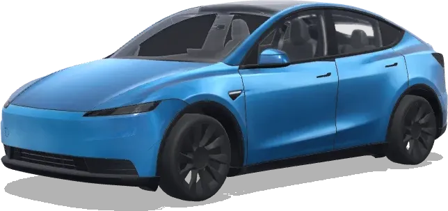 Metallic Blau (metallic medium blue with pillar delete) – Tesla Model Y Wrap